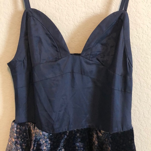 Vintage Marc Jacobs Runway Velvet Ruffle Tiered Dress - Picture 2 of 8